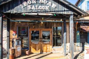 entrance to Iron Boar Saloon in Pigeon Forge